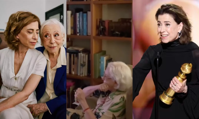 Entusiasmada e cheia de orgulho: confira a reação de Fernanda Montenegro ao saber da conquista da filha no Globo de Ouro.