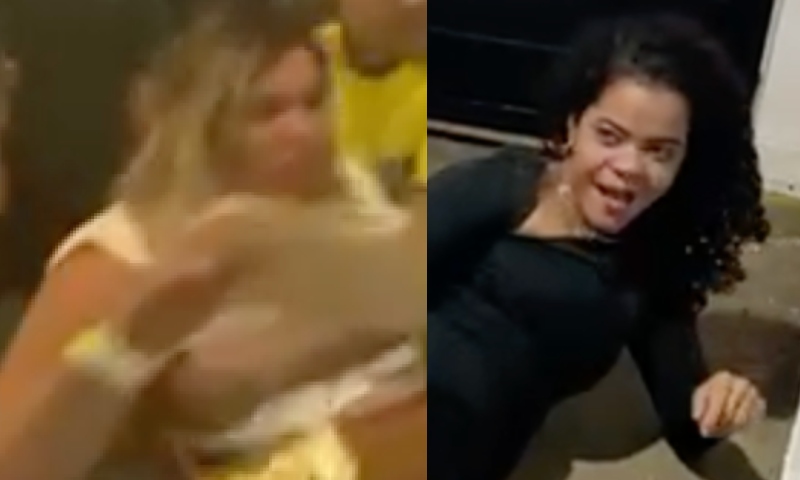 Duas Mulheres, Loira e Morena, Brigam pelo Amor de Homem Casado em Banheiro de Bar; Assista aos Vídeos