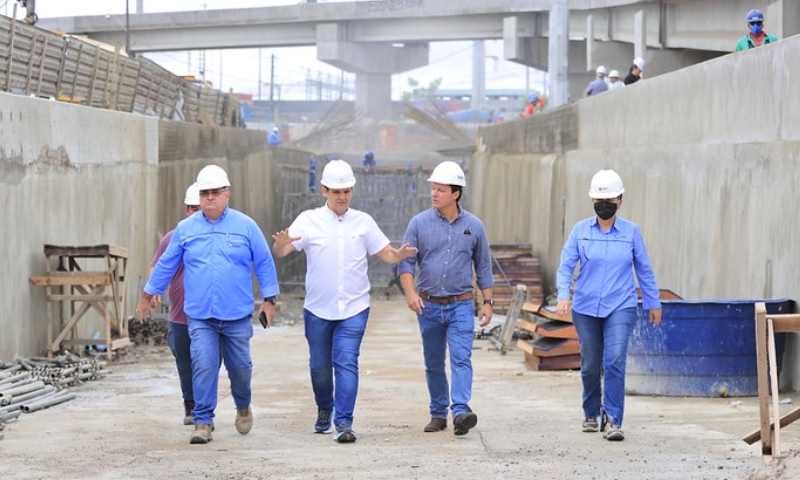 Progressos no Viaduto Rei Pelé podem antecipar inauguração