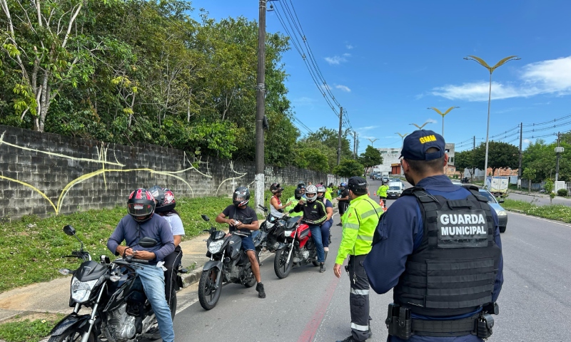 Fiscalização de Motocicletas é Foco da Operação Cavalo de Aço na Zona Norte de Manaus